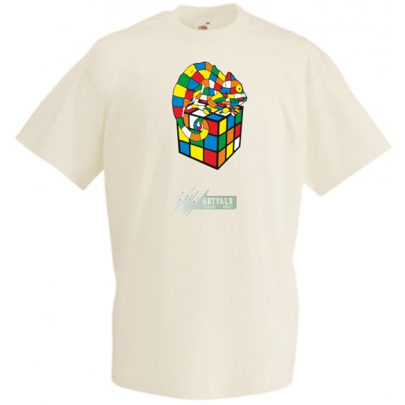 Kaméleon és a mágikus Rubik kocka gyerek rövid ujjú póló
