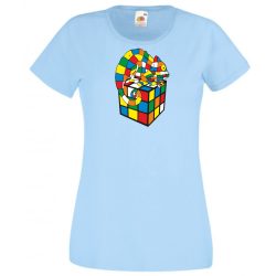   Kaméleon és a mágikus Rubik kocka női rövid ujjú póló