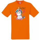 Unicornis fejhallgatóval - Love Music gyerek rövid ujjú póló