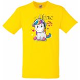 Unicornis fejhallgatóval - Love Music gyerek rövid ujjú póló