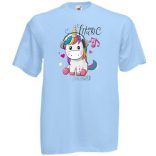 Unicornis fejhallgatóval - Love Music gyerek rövid ujjú póló