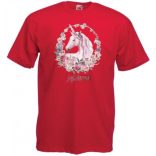 Unikornis virágkoszorúval gyerek rövid ujjú póló