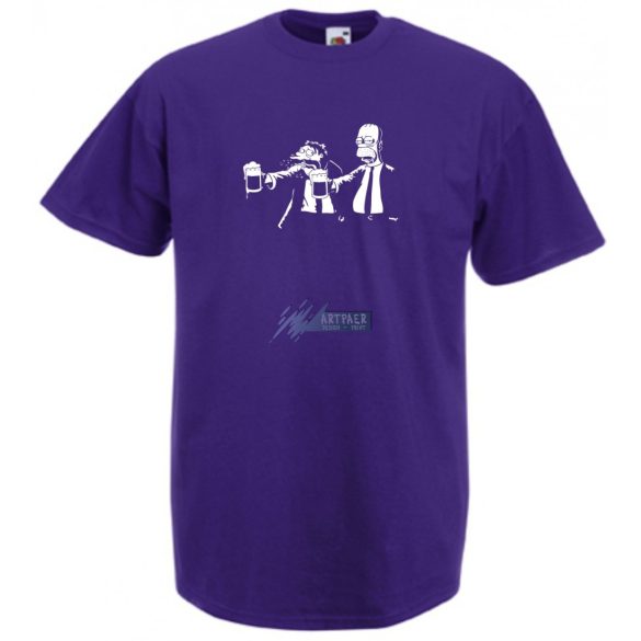 PulpHomer sörrel férfi rövid ujjú póló