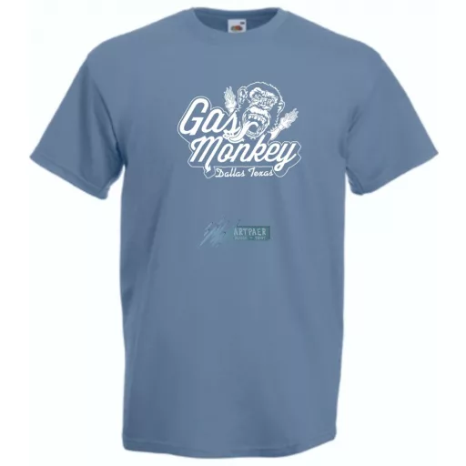 Gázos majom - Gas Monkey férfi rövid ujjú póló
