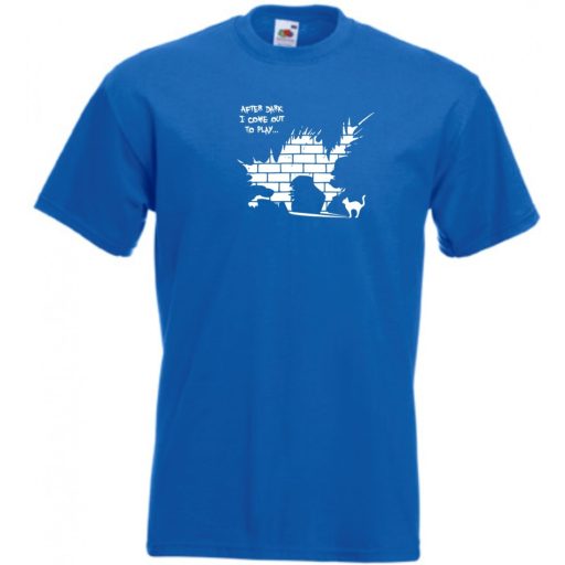 Sötétedés után kijövök játszani férfi rövid ujjú póló