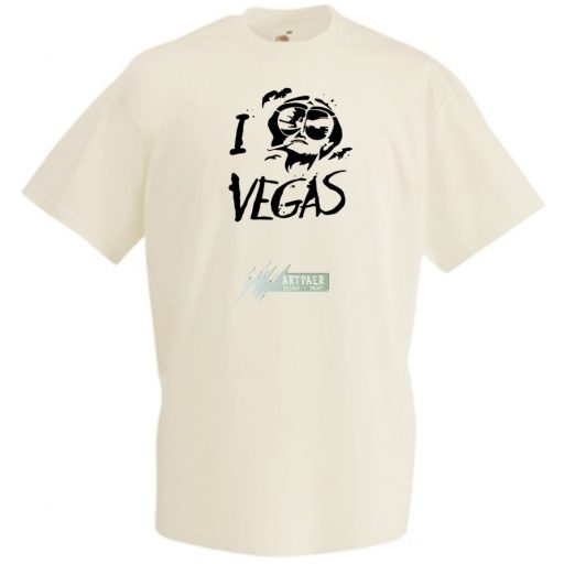 I Fear Vegas férfi rövid ujjú póló