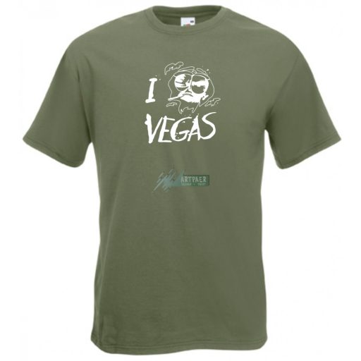 I Fear Vegas férfi rövid ujjú póló