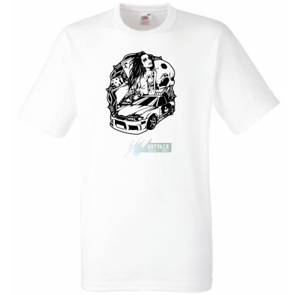 Live Fast - Sportscar Girl férfi rövid ujjú póló