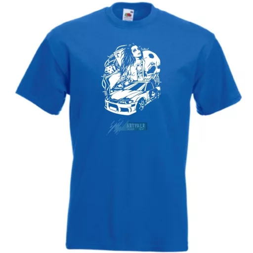 Live Fast - Sportscar Girl férfi rövid ujjú póló