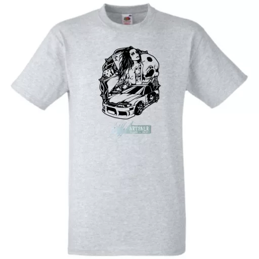 Live Fast - Sportscar Girl férfi rövid ujjú póló