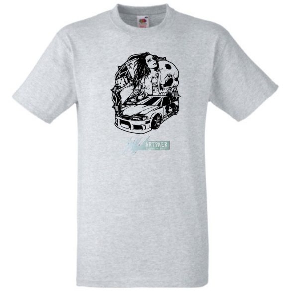 Live Fast - Sportscar Girl férfi rövid ujjú póló