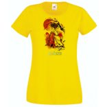 Női Design - Keleti hangulat - Japán hangulat Gésával női rövid ujjú póló