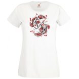 Női Design - Keleti hangulat - Koi - Koi női rövid ujjú póló