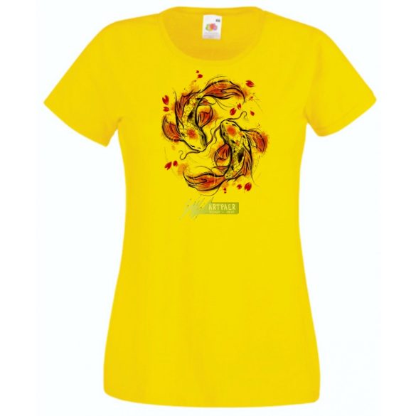 Női Design - Keleti hangulat - Koi - Koi női rövid ujjú póló