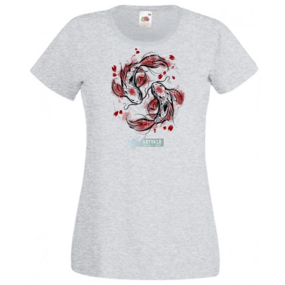 Női Design - Keleti hangulat - Koi - Koi női rövid ujjú póló