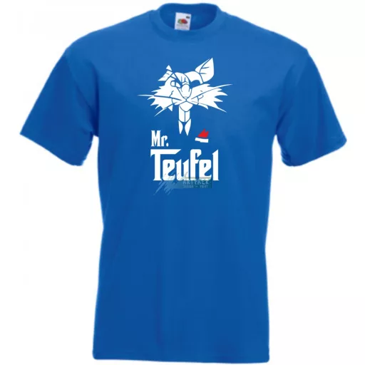 Godcat Mr Teufel keresztapa stílus férfi rövid ujjú póló