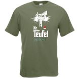 Godcat Mr Teufel keresztapa stílus férfi rövid ujjú póló