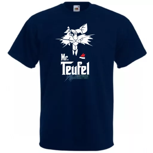 Godcat Mr Teufel keresztapa stílus férfi rövid ujjú póló