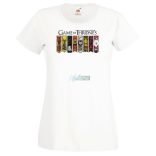 Házak zászlói GOT fan női rövid ujjú póló