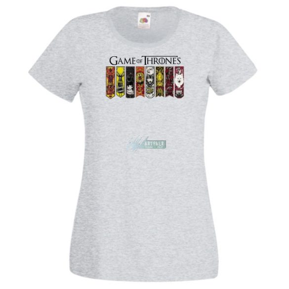 Házak zászlói GOT fan női rövid ujjú póló