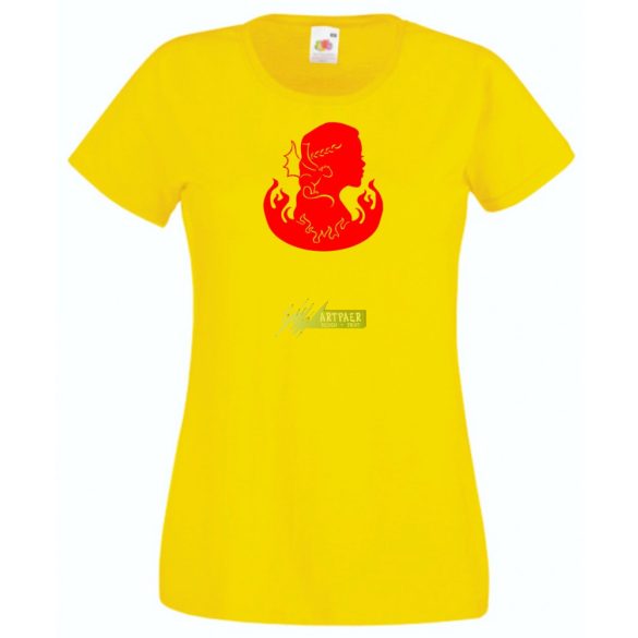 Fire Cannot Kill A Dragon GOT fan női rövid ujjú póló