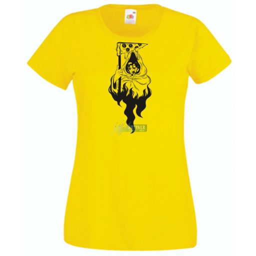 Paródia - Kaszás pizza női rövid ujjú póló