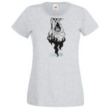 Paródia - Kaszás pizza női rövid ujjú póló