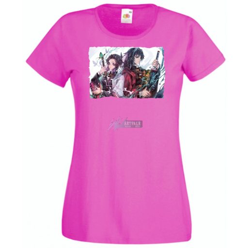 Demon Slayer-Kimetsu No Yaiba  /A - női rövid ujjú póló