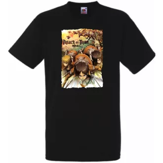 Anime fan Attack On Titan /A - férfi rövid ujjú póló