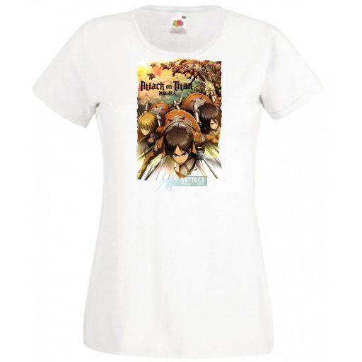 Anime fan Attack On Titan /A - női rövid ujjú póló