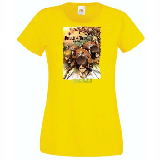 Anime fan Attack On Titan /A - női rövid ujjú póló