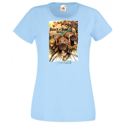 Anime fan Attack On Titan /A - női rövid ujjú póló