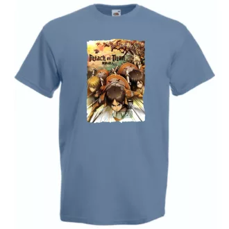Anime fan Attack On Titan /A - férfi rövid ujjú póló
