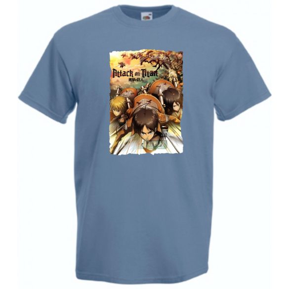 Anime fan Attack On Titan /A - férfi rövid ujjú póló