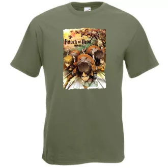 Anime fan Attack On Titan /A - férfi rövid ujjú póló