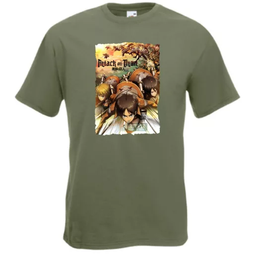 Anime fan Attack On Titan /A - férfi rövid ujjú póló