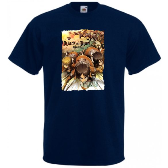 Anime fan Attack On Titan /A - férfi rövid ujjú póló