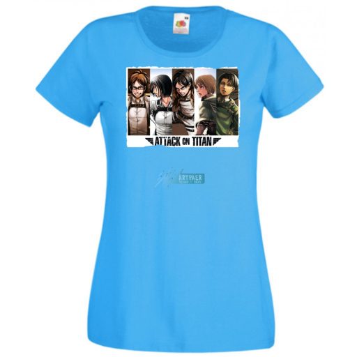 Anime fan Attack On Titan /B - női rövid ujjú póló