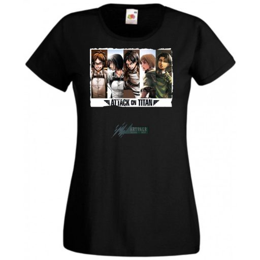 Anime fan Attack On Titan /B - női rövid ujjú póló