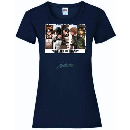 Anime fan Attack On Titan /B - női rövid ujjú póló