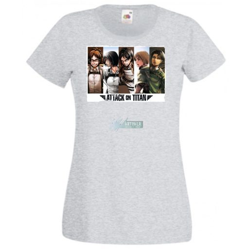 Anime fan Attack On Titan /B - női rövid ujjú póló