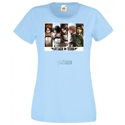 Anime fan Attack On Titan /B - női rövid ujjú póló