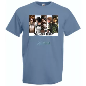Anime fan Attack On Titan /B - férfi rövid ujjú póló