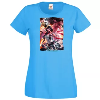 Anime fan Attack On Titan /C - női rövid ujjú póló