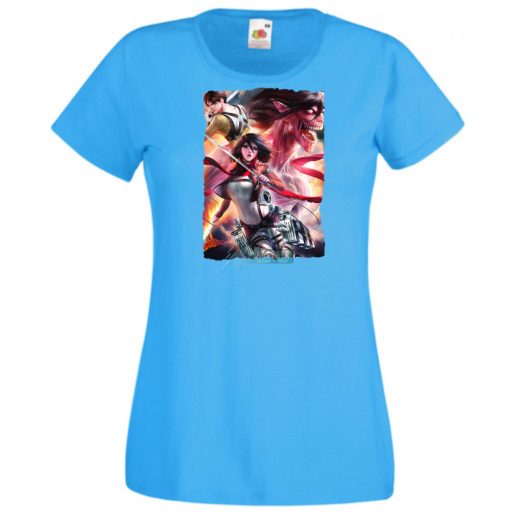 Anime fan Attack On Titan /C - női rövid ujjú póló