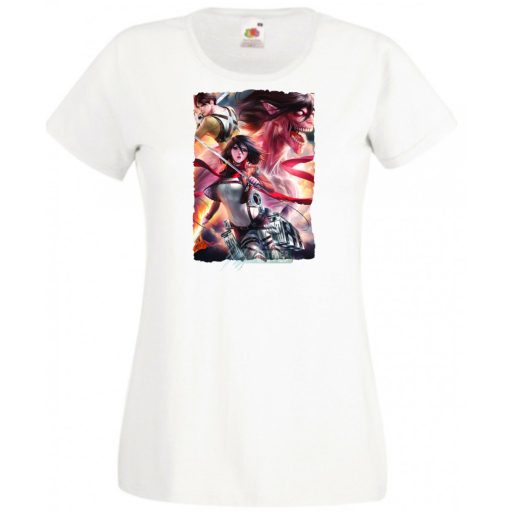 Anime fan Attack On Titan /C - női rövid ujjú póló