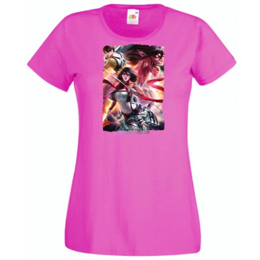 Anime fan Attack On Titan /C - női rövid ujjú póló