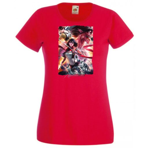 Anime fan Attack On Titan /C - női rövid ujjú póló