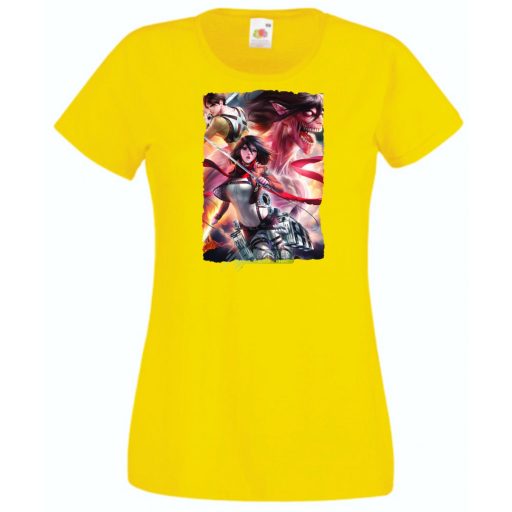 Anime fan Attack On Titan /C - női rövid ujjú póló
