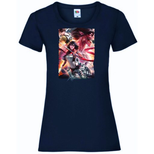 Anime fan Attack On Titan /C - női rövid ujjú póló